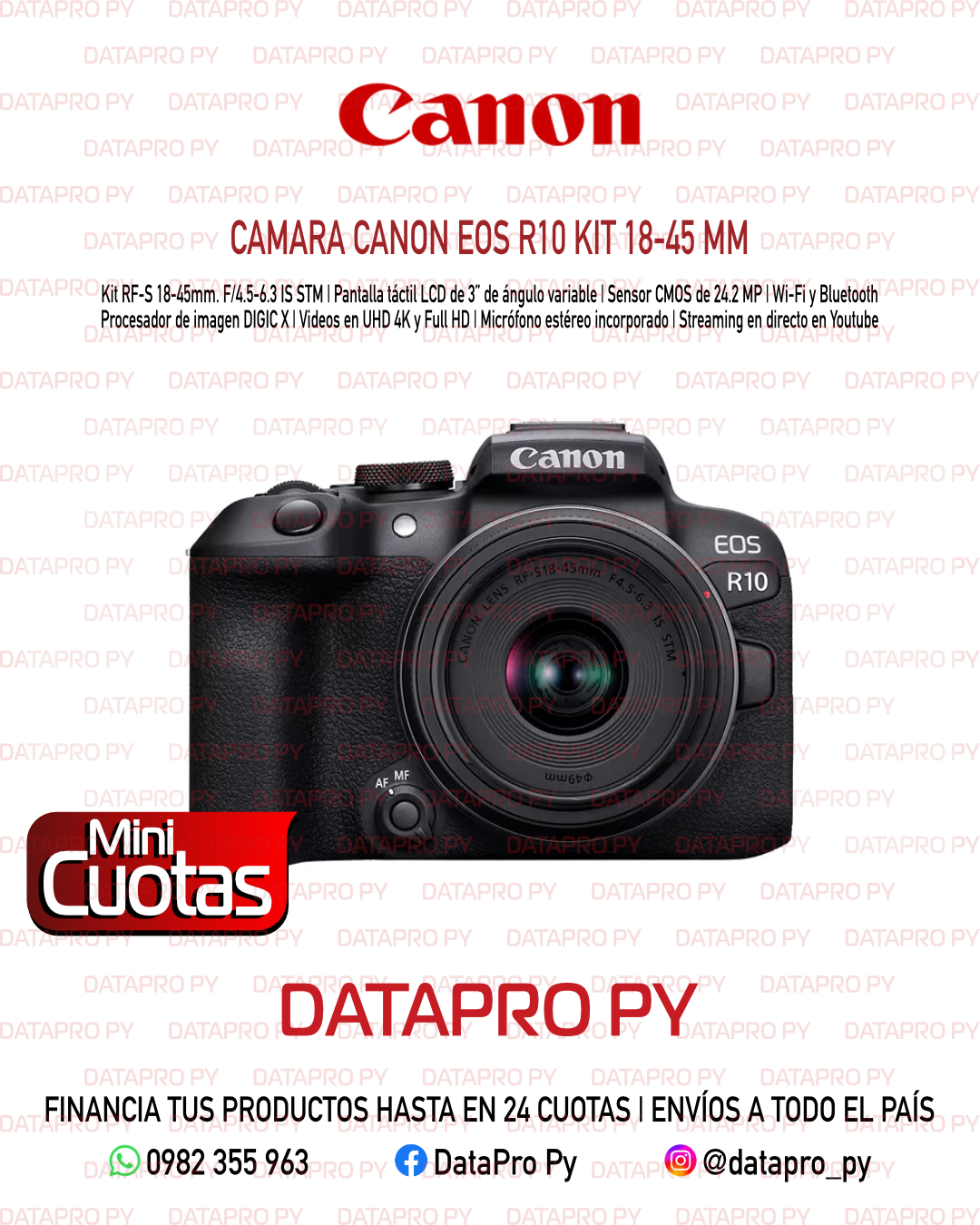 Canon EOS R10 Kit 18-45mm